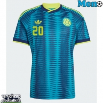 Colombia Juan Fernando Quintero #20 Replica Away Shirt World Cup 2026 Short Sleeve